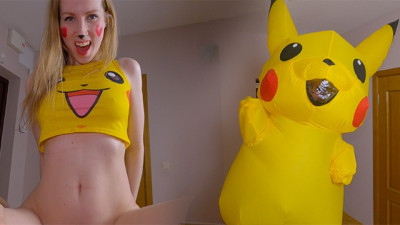 Pikachu BABE used her riding skills to get impregnated!