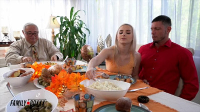 Casca and Aria Banks in Taboo StepFamily Fucksgiving