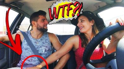 DAMN!! I FUCK a SLUT while HITCHHIKING!!