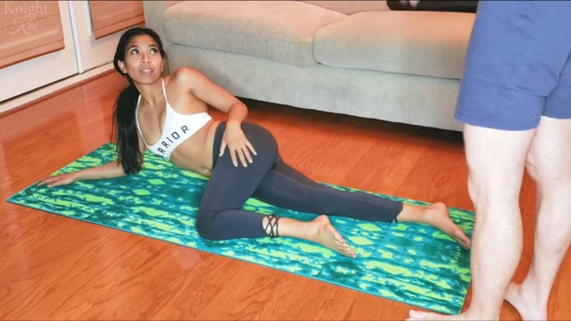 Stepbrother Massage Leads to Ripped Yoga Pants - Full XXX Movies | ePornHIT.