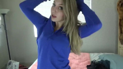 babe cam girl does yoga pants try-on haul