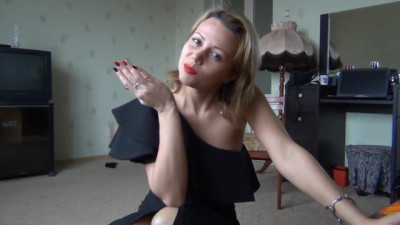 Blonde Russian Teacher masturbate