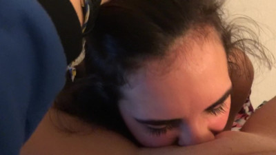 She cums in my mouth - POV Lesbian