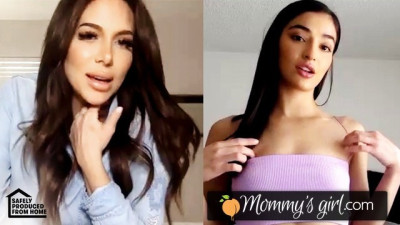 MommysGirl Andi Macdonald Fingers Herself With Her Stepmom On Remote After Being Grounded