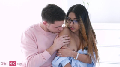 Pierced nips teen Roxy Lips enjoying anal