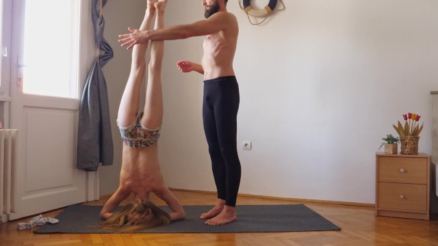 Workout yoga exercise together for the first time - Full XXX Movies | ePornHIT.