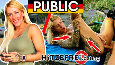 Tattooed and Pierced! FitXXXSandy Fucked in Public!