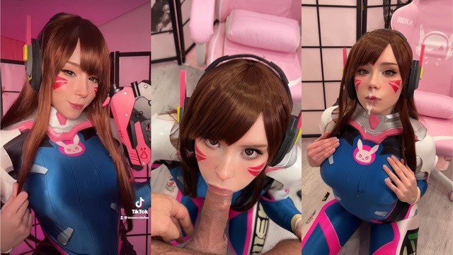 girl Cosplay D.Va from Overwatch and Sucks Dick till Facial - Full XXX Movies | ePornHIT.