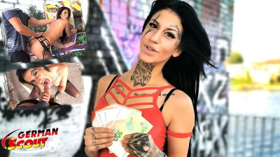 FACE TATTOO TEEN MINA TALK TO PUBLIC SEX AT STREET CASTING