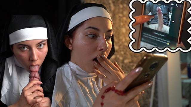 Naive Nun is Tricked by WhatsApp and Exorcises a Cock - Full XXX Movies | ePornHIT.