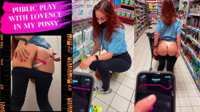 Public Play with Lovense Lush inside the Store Orgasm - Full XXX Movies | ePornHIT.