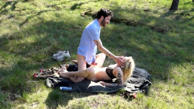 Outdoor Nude, Fucking, Pussylicking, Cumshot in the Forest