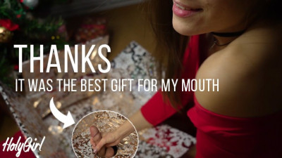 The best Gift is your Cock in my Mouth. Oral Creampie