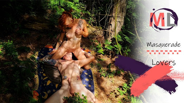 Passionate Redhead Rides a Hard Cock in the WOODS! - Full XXX Movies | ePornHIT.