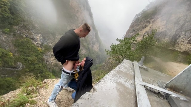 Blowjob with an Amazing Mountain View, very Cold, but this Time I Cum - Full XXX Movies | ePornHIT.