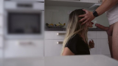 Licking Pussy, Fucking Hard and Facial Cumshot in Kitchen