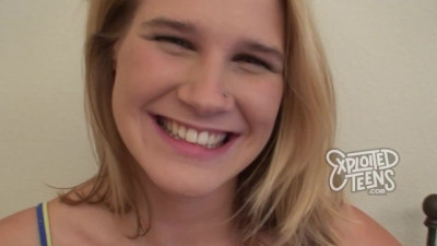 Ultra cute girl next door makes her first fuck video