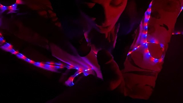 Sucks Dick Sweetly on the Bed when Christmas Lights are Around. - Full XXX Movies | ePornHIT.