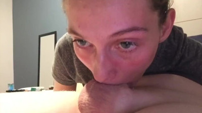 Amazing BJ then Gets her Tight little Pussy Tore up