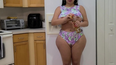 I Fucked my Hot step Sister in the Kitchen