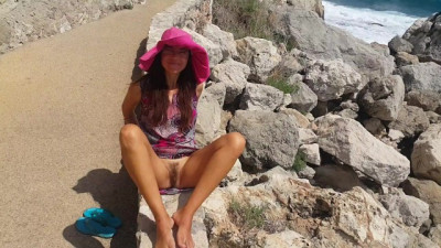 NO PANTIES in PUBLIC on Turistic Trail