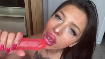 Dirty Talk and Dildo Blowjob from the Hot Dirty