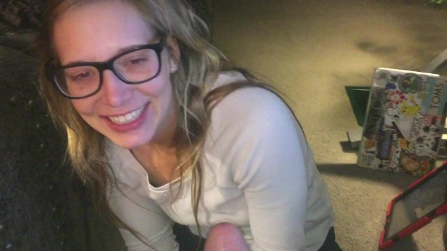 Nerdy Sexy Blonde Sucking a Huge Cock - Full XXX Movies | ePornHIT.