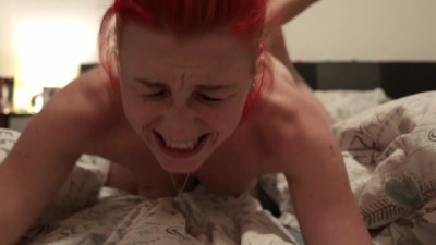 Real Screaming Orgasms Redhead very Sensitive Teen Hard Fucked