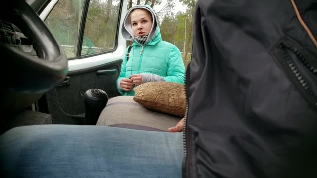 Russian 18yrs sucks cock in car for money - Full XXX Movies | ePornHIT.