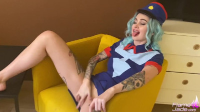 Cosplay Russian Girl Deep Sucking and Anal Sex after Hunting Pokemon