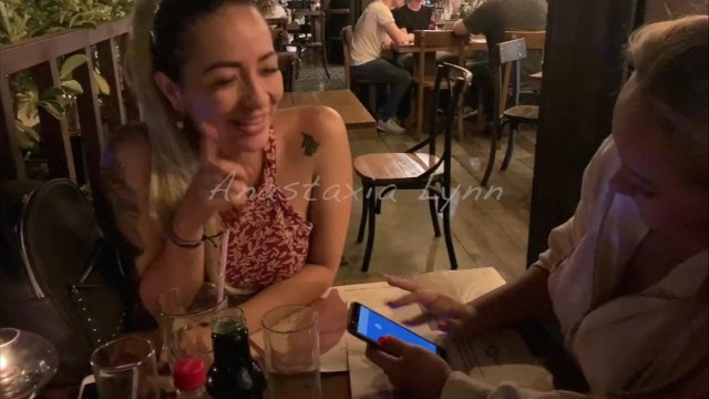 2 friends controlling my toy in Public Restaurant! - Full XXX Movies | ePornHIT.