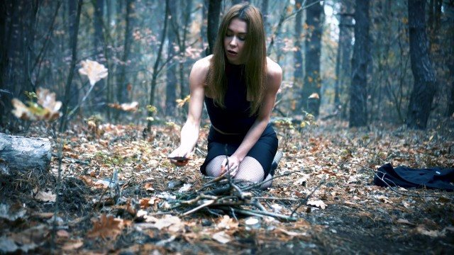 Teen in the forest turns into a succubus horny for devil cum - Full XXX Movies | ePornHIT.